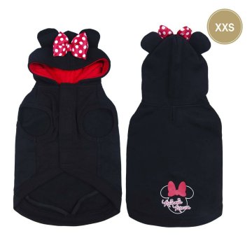 Mikina pre psa Minnie Mouse Čierna XXS