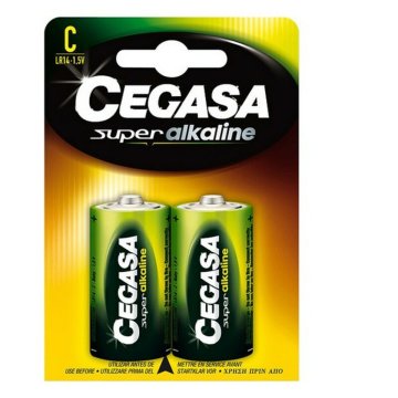 Alkalické Batérie Cegasa B.LR14 C 1,5V (2 uds)