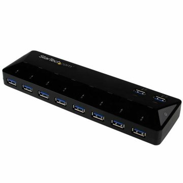 USB rozbočovač Startech ST103008U2C USB 3.0 x 10 Čierna