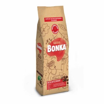 Celá zrnková káva Bonka DESCAFEINADO 500g