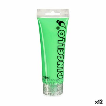 Akrylická farba Neon zelená 120 ml (12 kusov)