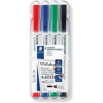 Fixky Staedtler LUMOCOLOR Biela tabuľa 4 Kusy