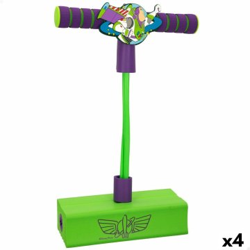 Skákadlo pogo, pogo jumper Toy Story 3D zelená Detské (4 kusov)