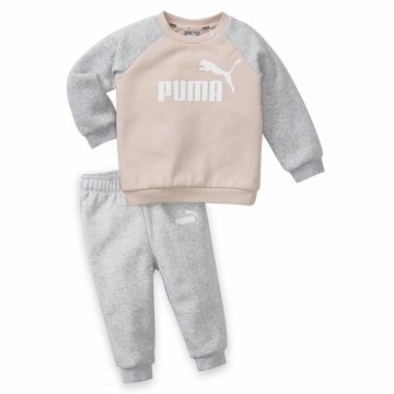 Tepláková súprava pre bábätká Puma Minicat Essentials Sivá