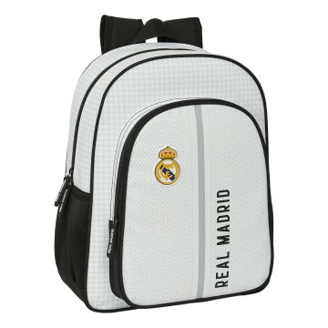 Školský batoh Real Madrid C.F. 24/25 Biela Sivá 32 x 38 x 12 cm