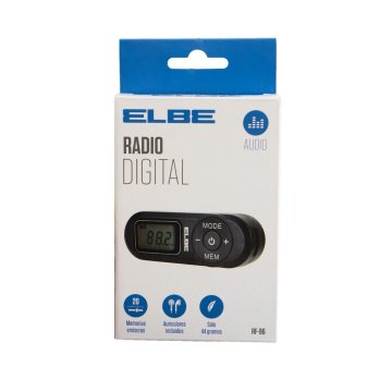 Prenosné digitálne rádio ELBE RF-96 Čierna FM