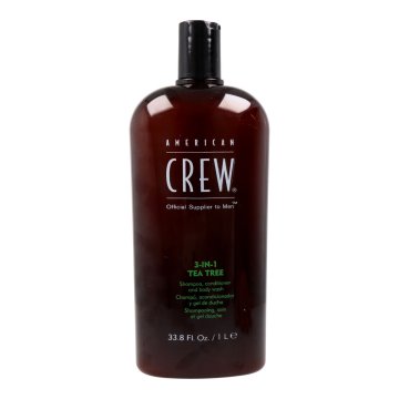 Gél, šampón a kondicionér 3 v 1 American Crew Tea Tree 1 L