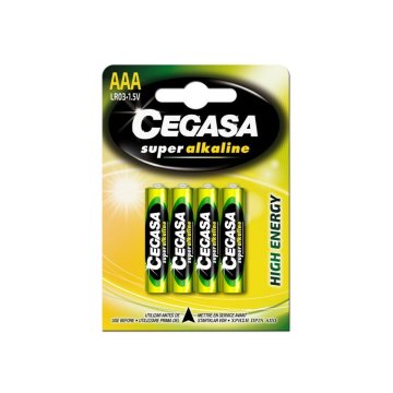 LR03 Alkalické Batérie Cegasa LR03 1,5V (4 uds)