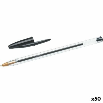 Pero Bic Cristal Originálny Čierna 0,32 mm (50 kusov)