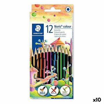 Sada ceruziek Staedtler Noris Colour Wopex Viacfarebná (10 kusov)