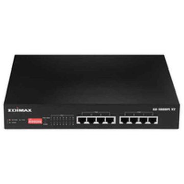 switch Edimax GS-1008PL V2 Gigabit Ethernet Čierna