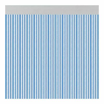 Záclona Acudam Brescia Dvere Modrá Exteriér PVC Aluminium 90 x 210 cm