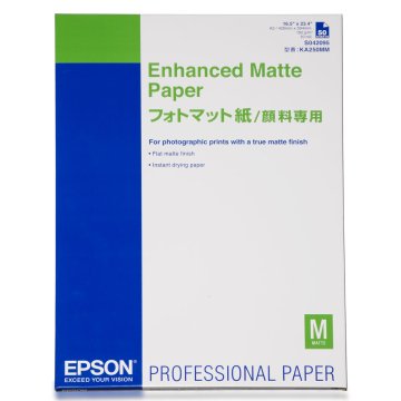 Set - atrament a fotopapier Epson Enhanced Matte Paper, DIN A2, 192 g/m², 50 hojas 50 Listy (50 kuso