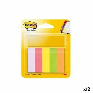 Samolepiace bločky Post-it 47,6 x 47,6 mm Viacfarebná (12 kusov)