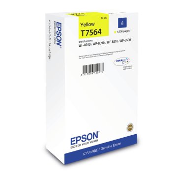 Originálne atramentové náplne Epson C13T75644N Žltá