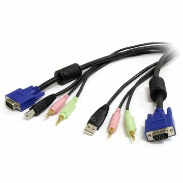 KVM Switch Startech USBVGA4N1A6 (1,8 m)