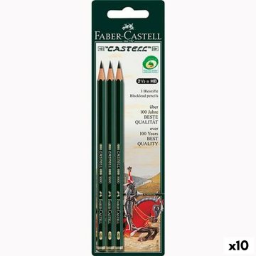 Sada ceruziek Faber-Castell Šesťuholníkový HB (10 kusov)