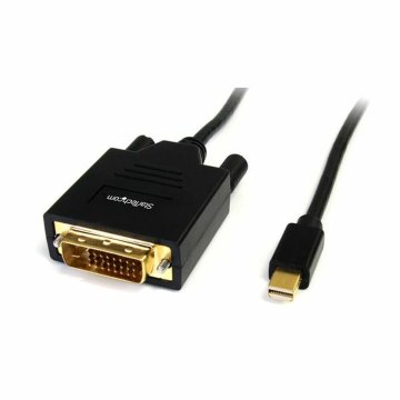 Adaptér Mini DisplayPort na DVI Startech MDP2DVIMM6 (1,8 m) Čierna 1.8 m