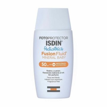 Tekutý opaľovací krém Isdin Pediatrics Mineral Baby Spf 50 50 ml