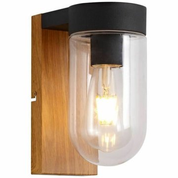 Nástenná Lampa Brilliant Čierna Kov E27