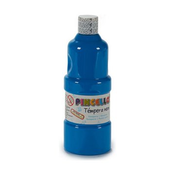 Temperové farby Neon Modrá 400 ml (6 kusov)