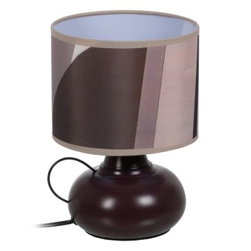 Stolná lampa Gaštanová Železo 60 W 220-240 V 18 x 18 x 26,5 cm