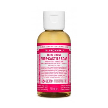 Tekuté mydlo Dr Bronner's 60 ml Ruží