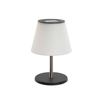 Stolná lampa Home ESPRIT Biela Čierna PVC Nerezová oceľ Aluminium 18 x 18 x 26,5 cm