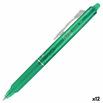 Pero Pilot Frixion Clicker Zmývateľná farba zelená 0,4 mm (12 kusov)