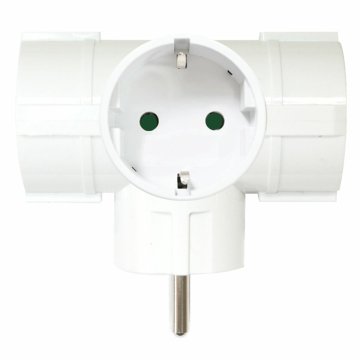 Adaptér na zásuvky Silver Electronics 9153 3500W Biela 220 V