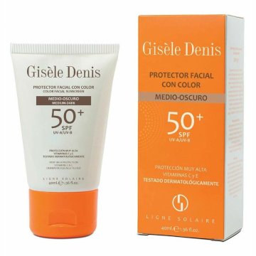 Mlieko na opaľovanie s farbou Gisèle Denis SPF 50+ Medium Dark (40 ml)