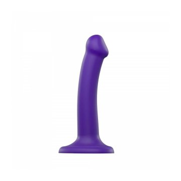 Masturbátor Strap-on-me Semi-Realistic Dual Density Silikónové Purpurová S