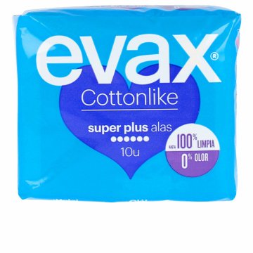 Hygienické vložky Super s Krídelkami Evax (10 uds)