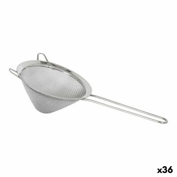 Sitko s nerezovej ocele Quttin Kužeľovitý Nerezová oceľ (36 Kusov) (16 cm)