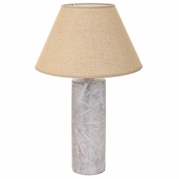 Stolná lampa Alexandra House Living Striebro Polyesterová živica 220-240 V 14 x 51 x 14 cm