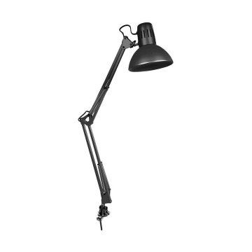 Stolná lampa EDM Melbourne E27 60 W Flexo/Stolná lampa Čierna Kov (24 x 98 cm)