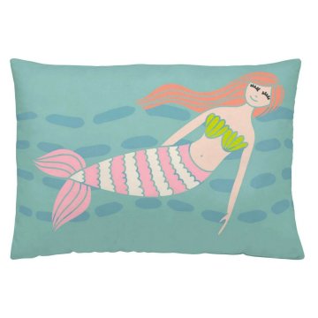 Poťah na vankúš Naturals Mermaids (50 x 30 cm)