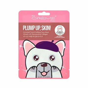 Maska na tvár The Crème Shop Plump Up French Bulldog (25 g)