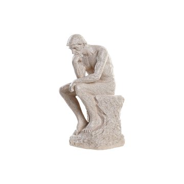 Dekoratívne postava DKD Home Decor The Thinker Béžová Muž 12 x 11 x 25 cm