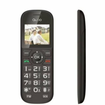 Tlačítkový mobilný telefón Qubo D-1803BK 1,75"