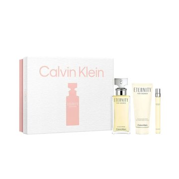 Súprava s dámskym parfumom Calvin Klein Eternity EDP 3 Kusy