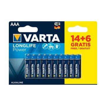 Batérie Varta Longlife Power (20 Kusy)