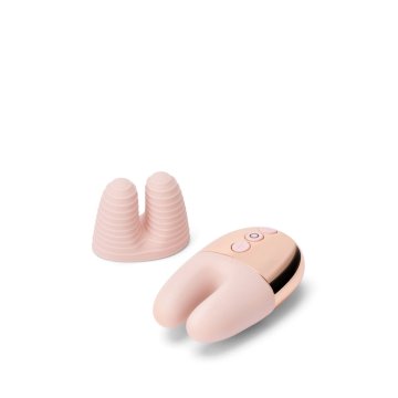 Vibrator Le Wand Double Vibe Zlatá Ružové zlato