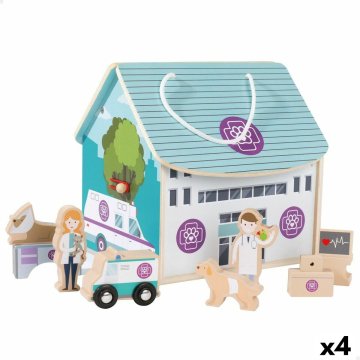 Playset Woomax Veterinár 9 Kusy 4 kusov 19 x 18 x 19 cm