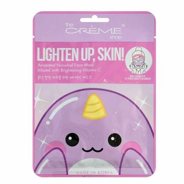 Maska na tvár The Crème Shop Lighten Up, Skin! Narwhal (25 g)