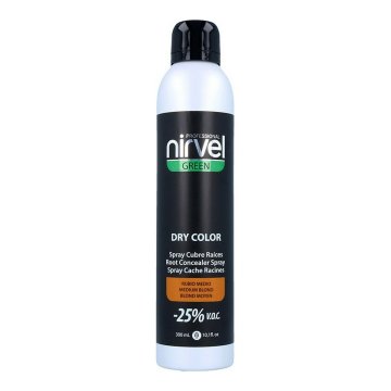 Sprej na zakrytie šedín Green Dry Color Nirvel Green Dry Stredne intenzívna blond (300 ml)