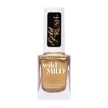 Lak na nechty Wild & Mild Gold Rush GR04 Gold Flakes 12 ml