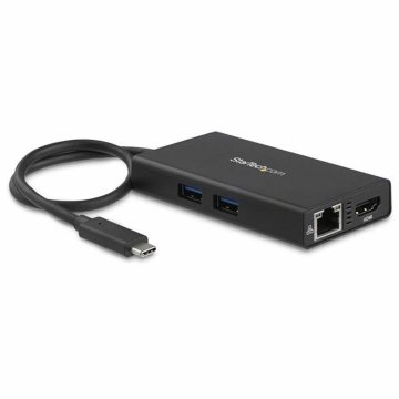 USB rozbočovač Startech DKT30CHPD Čierna 60 W