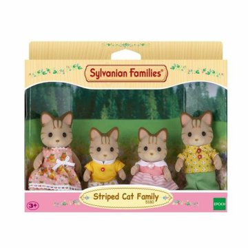 Pohyblivé figúrky Sylvanian Families Striped Cat Family