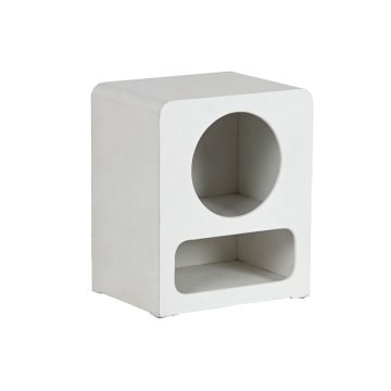 Nočný stolík Home ESPRIT Biela Drevo MDF 40 x 30 x 48 cm